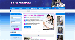 Desktop Screenshot of letsfreedate.com
